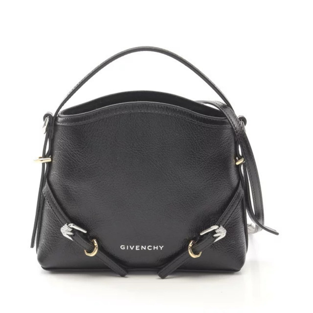 Givenchy Voyeur Handbag Leather Black